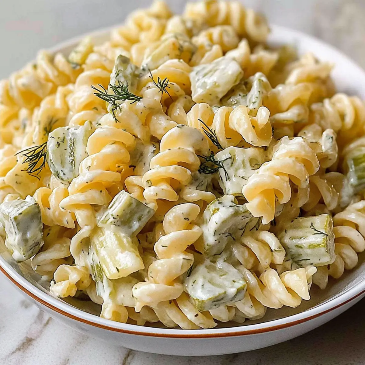 Simple Dill Pickle Pasta Salad – A Tangy Summer Favorite