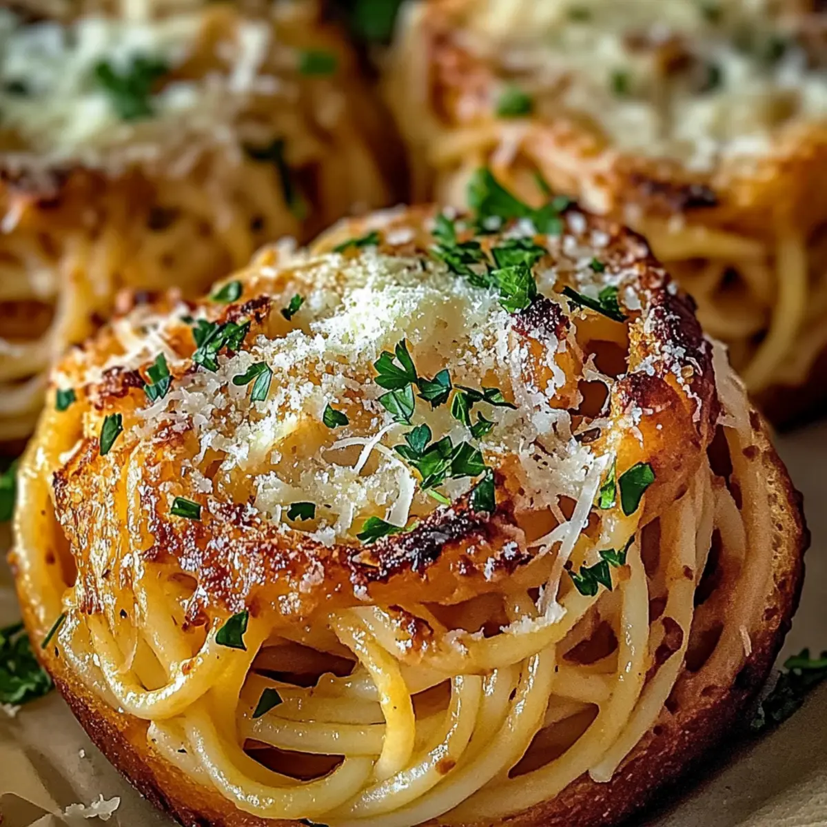 Spaghetti Garlic Bread: Comforting Twist on a Classic Dish