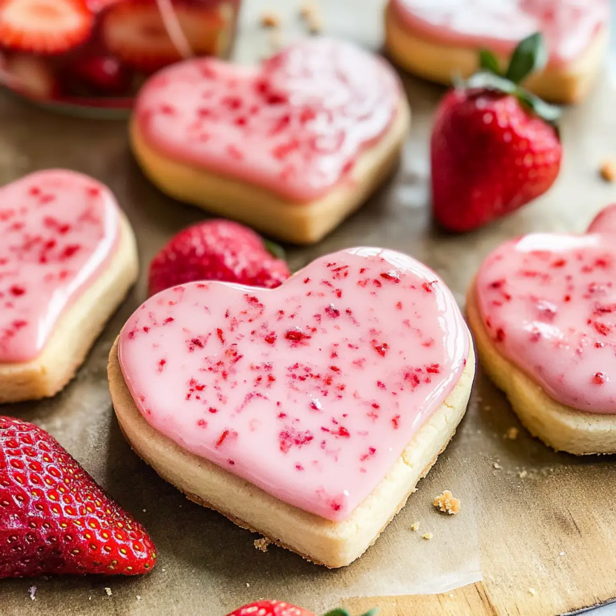 Strawberry Shortbread Cookies: Easy, No-Chill Heaven!