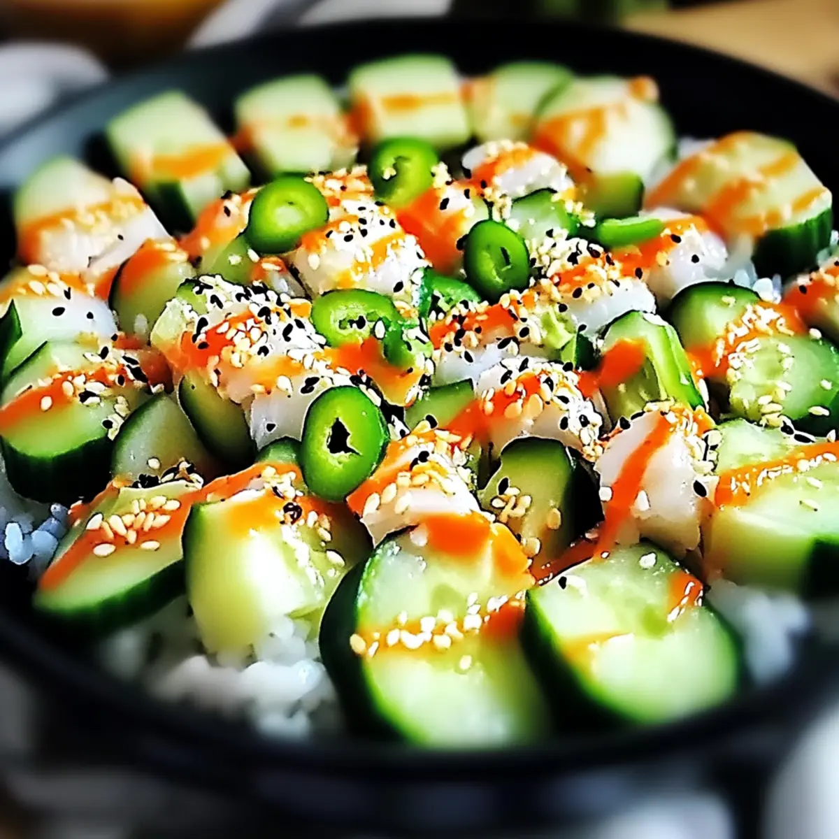California Roll Cucumber Salad: Fresh, Easy & No-Cook Bliss