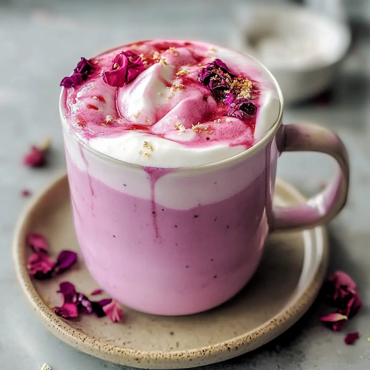 Raspberry Hibiscus Latte: Your Refreshing Floral Escape