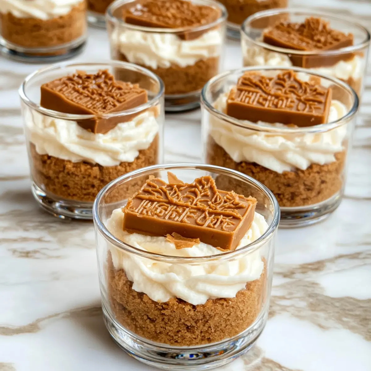 Dreamy No-Bake Biscoff Cheesecake Cups You’ll Adore