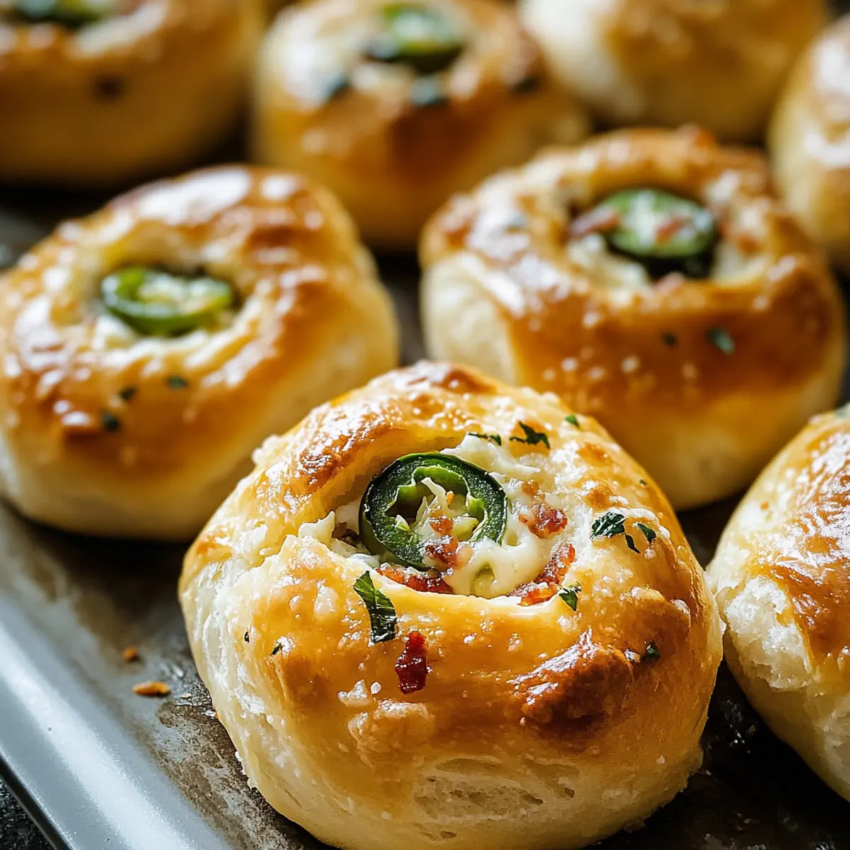 Irresistible Jalapeño Popper Stuffed Rolls You’ll Crave!
